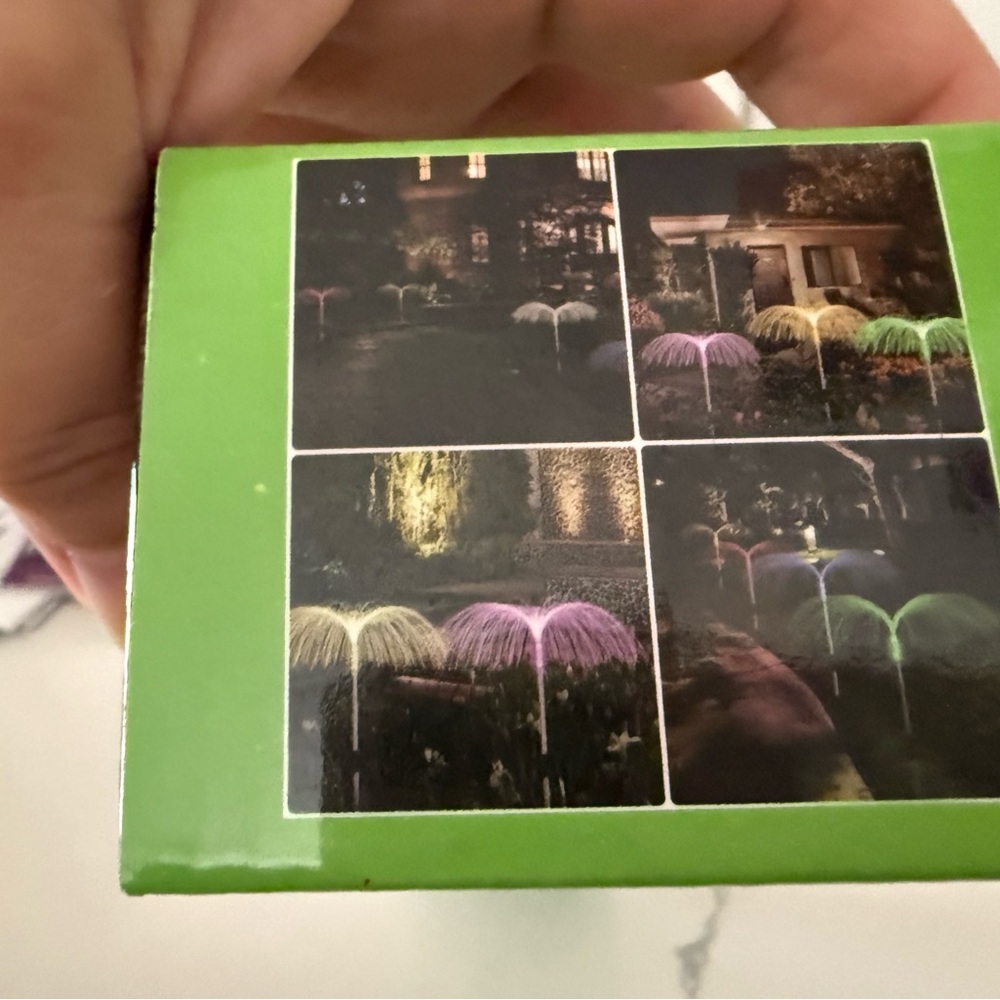 NIB Colorful Solar Garden Lights - 2PCS